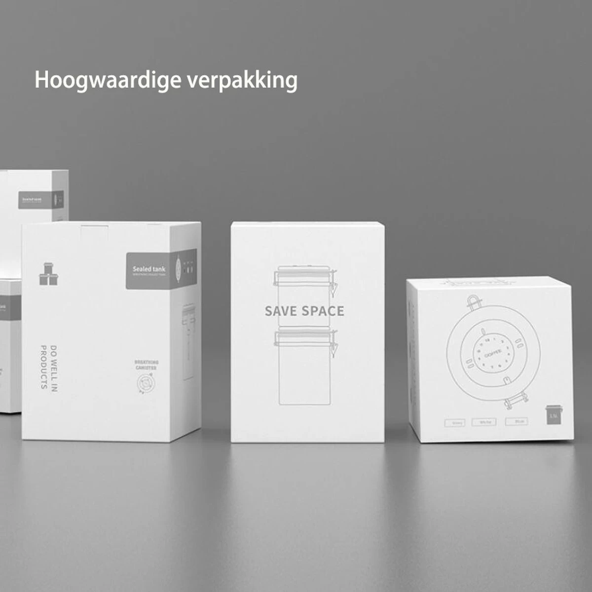Koffiebonen Opbergbus- Koffiebonen Bewaren - Nieuw Voedsel Bewaren - Kitchen Merchandise - Vooraadbus - Bewaardozen - Kitchen Merchandise - 1.8L Vooraadpot - Voorraadpotten - Gebroken Wit Kleur - Opslagtank Voor Gedroogd Fruit- Opslag Van Koffiebonen 3 Koffiebonen Opbergbus- Koffiebonen Bewaren - Nieuw Voedsel Bewaren - Kitchen Merchandise - Vooraadbus - Bewaardozen - Kitchen Merchandise - 1.8L Vooraadpot - Voorraadpotten - Gebroken Wit Kleur - Opslagtank Voor Gedroogd Fruit- Opslag Van Koffiebonen - Afbeelding 3