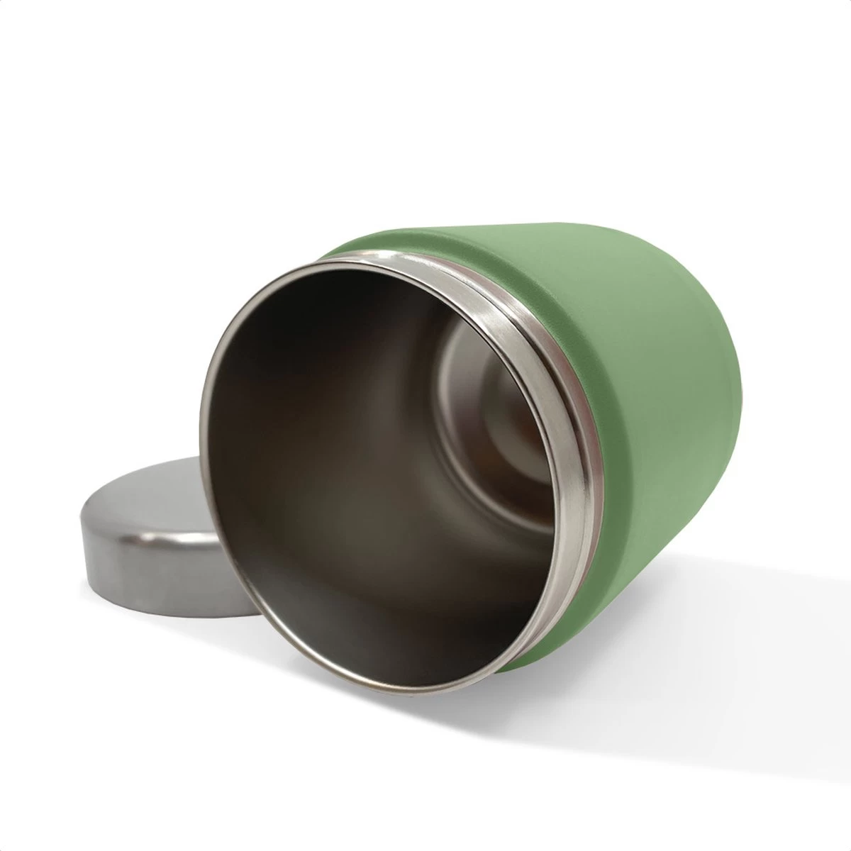 Smikkels Thermos Lunchbox - Lunchbakje - 350ml - Lunchpot - Koud Of Warm Eten Meenemen - Food Container - Groen 2 Smikkels Thermos Lunchbox - Lunchbakje - 350ml - Lunchpot - Koud Of Warm Eten Meenemen - Food Container - Groen - Afbeelding 2