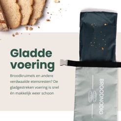 BROODNODIG® - Herbruikbare Boterhamzak - Van 100% Gerecyclede PET-flessen - Ideaal Als Diepvrieszakjes - Lunchzak - Herbruikbaar Boterhamzakje - Foodwrap - Lunchbox - 30x20cm - Pastel Groen -Voedselopslag Winkel 1200x1200 621