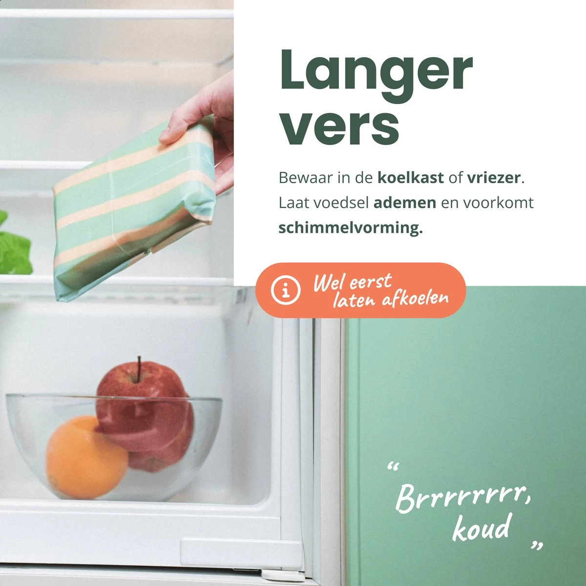 BROODNODIG® - Bijenwas Wraps (Bijenwas Doek) - Set Van 4 - 1S, 2M, 1L - Foodwrap - Beeswax Wraps - Bee Wrap - Beewax - Bijenwasdoek - Zero Waste - Duurzaam Cadeau - Herbruikbaar Boterhamzakje 2 BROODNODIG® - Bijenwas Wraps (Bijenwas Doek) - Set Van 4 - 1S, 2M, 1L - Foodwrap - Beeswax Wraps - Bee Wrap - Beewax - Bijenwasdoek - Zero Waste - Duurzaam Cadeau - Herbruikbaar Boterhamzakje - Afbeelding 2