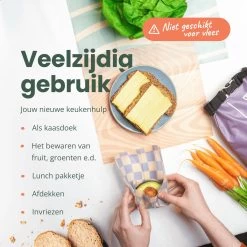 BROODNODIG® - Bijenwas Wraps (Bijenwas Doek) - Set Van 4 - 1S, 2M, 1L - Foodwrap - Beeswax Wraps - Bee Wrap - Beewax - Bijenwasdoek - Zero Waste - Duurzaam Cadeau - Herbruikbaar Boterhamzakje 12 BROODNODIG® - Bijenwas Wraps (Bijenwas Doek) - Set Van 4 - 1S, 2M, 1L - Foodwrap - Beeswax Wraps - Bee Wrap - Beewax - Bijenwasdoek - Zero Waste - Duurzaam Cadeau - Herbruikbaar Boterhamzakje -Voedselopslag Winkel 1200x1200 637