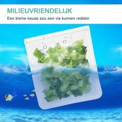 Siliconen Vershoudzakken | Diepvrieszakken | Set Van 10 | Duurzaam | Herbruikbaar Boterhamzakje | Mealprep 9 Siliconen Vershoudzakken | Diepvrieszakken | Set Van 10 | Duurzaam | Herbruikbaar Boterhamzakje | Mealprep -Voedselopslag Winkel 1200x1200 645