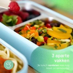 Triple J® Lunchbox - Broodtrommel - Lucht- & Lekvrij - Incl. Bestek - Magnetron & Vaatwasser Bestendig -Voedselopslag Winkel 1200x1200 73