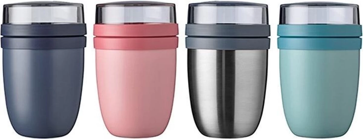 Mepal – Isoleer Lunchpot Ellipse – Houdt Je Eten 6-8 Uur Warm En 12 Uur Koud – Nordic Pink – 2 Compartimenten – Soep Beker To Go – Yoghurt Beker Muesli - Thermos Lunchbox 6 Mepal – Isoleer Lunchpot Ellipse – Houdt Je Eten 6-8 Uur Warm En 12 Uur Koud – Nordic Pink – 2 Compartimenten – Soep Beker To Go – Yoghurt Beker Muesli - Thermos Lunchbox - Afbeelding 6