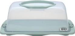 Merkloos Spesely® Pastel Groen Taart Bewaardoos Met Deksel En Inklapbare Handgrepen - Rechthoek - 39x19xH15cm - Vershouddoos - Transparant - Opbergdoos Taart - Taartdoos - Cakedoos - Taartdoos Met Deksel - Boîte à Gâteaux -Voedselopslag Winkel 1200x585 1