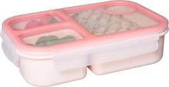 Lock&Lock Lunchbox - Bento Box - Salade Lunchbox - Met 3 Compartimenten - Met Dressing/Saus Bakje - Volwassenen En Kinderen - To Go - Lekvrij - BPA Vrij - 980 Ml - Roze 8 Lock&Lock Lunchbox - Bento Box - Salade Lunchbox - Met 3 Compartimenten - Met Dressing/Saus Bakje - Volwassenen En Kinderen - To Go - Lekvrij - BPA Vrij - 980 Ml - Roze -Voedselopslag Winkel 1200x622