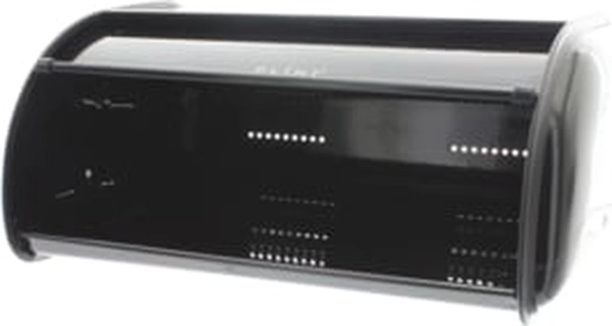 PLINT Retro Broodtrommel – Ruime Inhoud – Zwart 2 PLINT Retro Broodtrommel – Ruime Inhoud – Zwart - Afbeelding 2