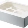 Brandnewcake Cupcake Doosje 12 Wit (incl. Tray Met Venster) 3st.