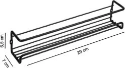Kruidenrek Ophangbaar Kruidenpotjes Wandrek Organizer Keuken Accessoires - Zwart - Geschikt Voor Bijna Alle Kruidenpotjes -Voedselopslag Winkel 1200x658 1