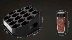 Merkloos Decopatent® Kruidenrek Incl. 16 Glazen Kruiden Potjes - Rvs Strooideksel - Staand Kruiden & Specerijen Rek - Kruidenpotjes Glas 14 Merkloos Decopatent® Kruidenrek Incl. 16 Glazen Kruiden Potjes - Rvs Strooideksel - Staand Kruiden & Specerijen Rek - Kruidenpotjes Glas -Voedselopslag Winkel 1200x669