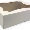 Merkloos Taartdozen 25 Stuks - 20x16,5x6cm - Tartdoos Met Venster - Cupcake Doos - Cake Box - Cake Boxes - Kartonnen Taartdozen - Karton Taartdoos - Taart Doos - Kartonnen Doosjes - Box With Window - Cake Doos - Cake Box - Wit Taartdoos -witte Dozen -koekjes