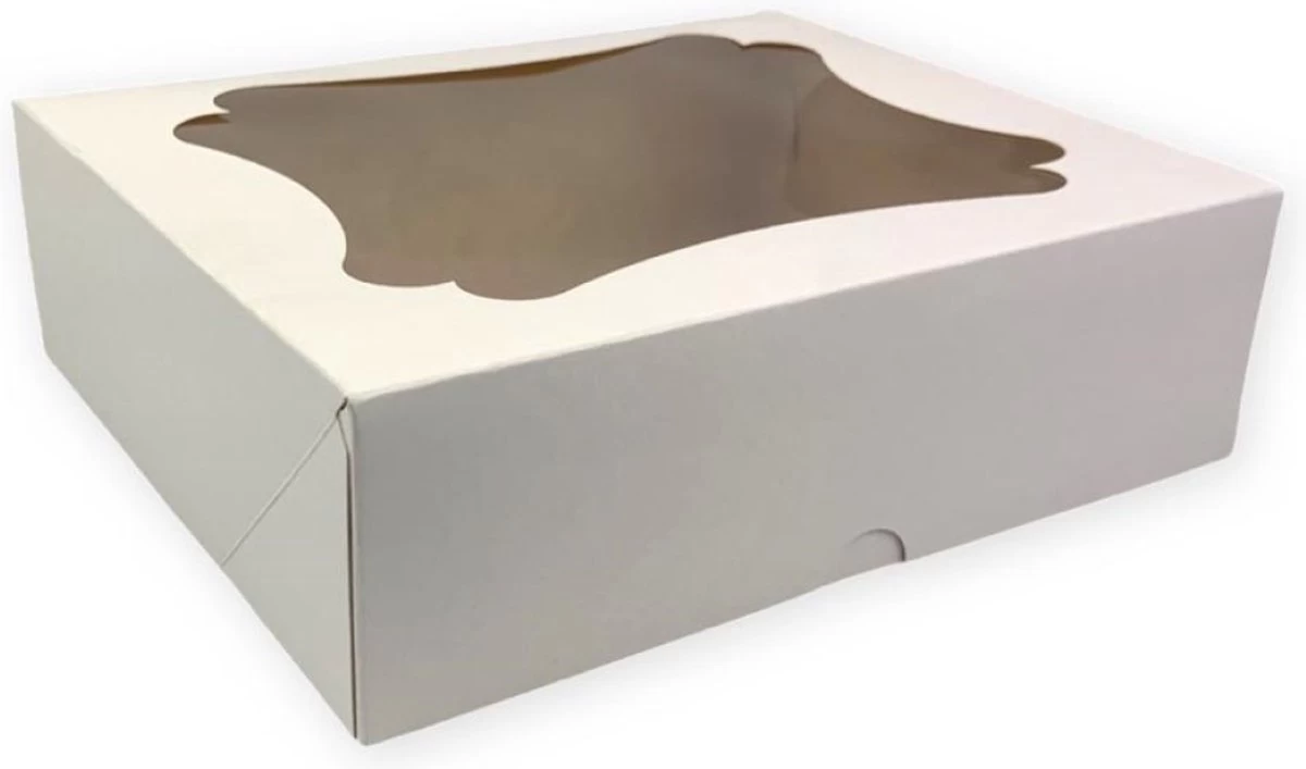 Merkloos Taartdozen 25 Stuks - 20x16,5x6cm - Tartdoos Met Venster - Cupcake Doos - Cake Box - Cake Boxes - Kartonnen Taartdozen - Karton Taartdoos - Taart Doos - Kartonnen Doosjes - Box With Window - Cake Doos - Cake Box - Wit Taartdoos -witte Dozen -koekjes 1 Merkloos Taartdozen 25 Stuks - 20x16,5x6cm - Tartdoos Met Venster - Cupcake Doos - Cake Box - Cake Boxes - Kartonnen Taartdozen - Karton Taartdoos - Taart Doos - Kartonnen Doosjes - Box With Window - Cake Doos - Cake Box - Wit Taartdoos -witte Dozen -koekjes