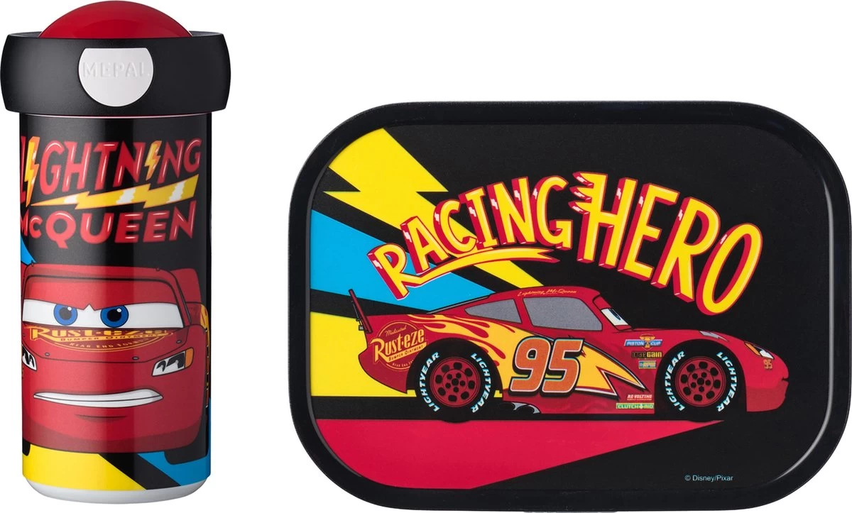 Mepal – Lunchset Campus (sb + Lb) – Schoolbeker En Broodtrommel Voor Kinderen – Cars Go– Bento Box - Lekvrij 1 Mepal – Lunchset Campus (sb + Lb) – Schoolbeker En Broodtrommel Voor Kinderen – Cars Go– Bento Box - Lekvrij