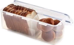 Lock&Lock Vershouddoos Voor Brood - Brooddoos - Broodtrommel - Brood Bewaren - Opbergdoos - Bewaardoos Met Deksel - 100% Luchtdicht - BPA Vrij - 5 Liter - Transparant
