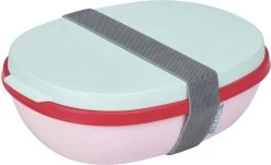 Mepal – Lunchbox Ellipse Duo – Lunchbox Voor Volwassenen En Saladebox To Go– Strawberry Vibe – Magnetronbestendig - Limited Edition -Voedselopslag Winkel 1200x736