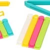 Merkloos 20x Gekleurde Keuken Afsluitclips / Vershoudclips 6/12 Cm