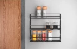 Tomado Metaltex - Pepito Kruidenrek - 3 Etages - Zwart - 36x8x31cm 7 Tomado Metaltex - Pepito Kruidenrek - 3 Etages - Zwart - 36x8x31cm -Voedselopslag Winkel 1200x756