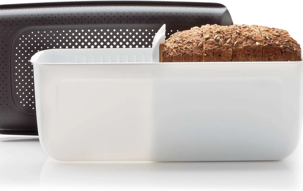 Tupperware BreadSmart Junior - Vershouddoos - Brood Langer Vers Houden - 32 X 17,5 X 15cm 2 Tupperware BreadSmart Junior - Vershouddoos - Brood Langer Vers Houden - 32 X 17,5 X 15cm - Afbeelding 2