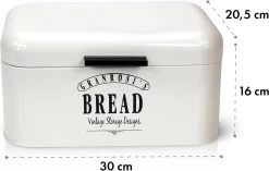 Delaware Broodtrommel Metaal 30 X 16 X 20,5 Cm Klapdeksel Ventilatiegaten 14 Delaware Broodtrommel Metaal 30 X 16 X 20,5 Cm Klapdeksel Ventilatiegaten -Voedselopslag Winkel 1200x761 1