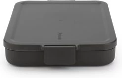 Brabantia Make & Take Lunchbox - Plat - Kunststof - Dark Grey -Voedselopslag Winkel 1200x766 1