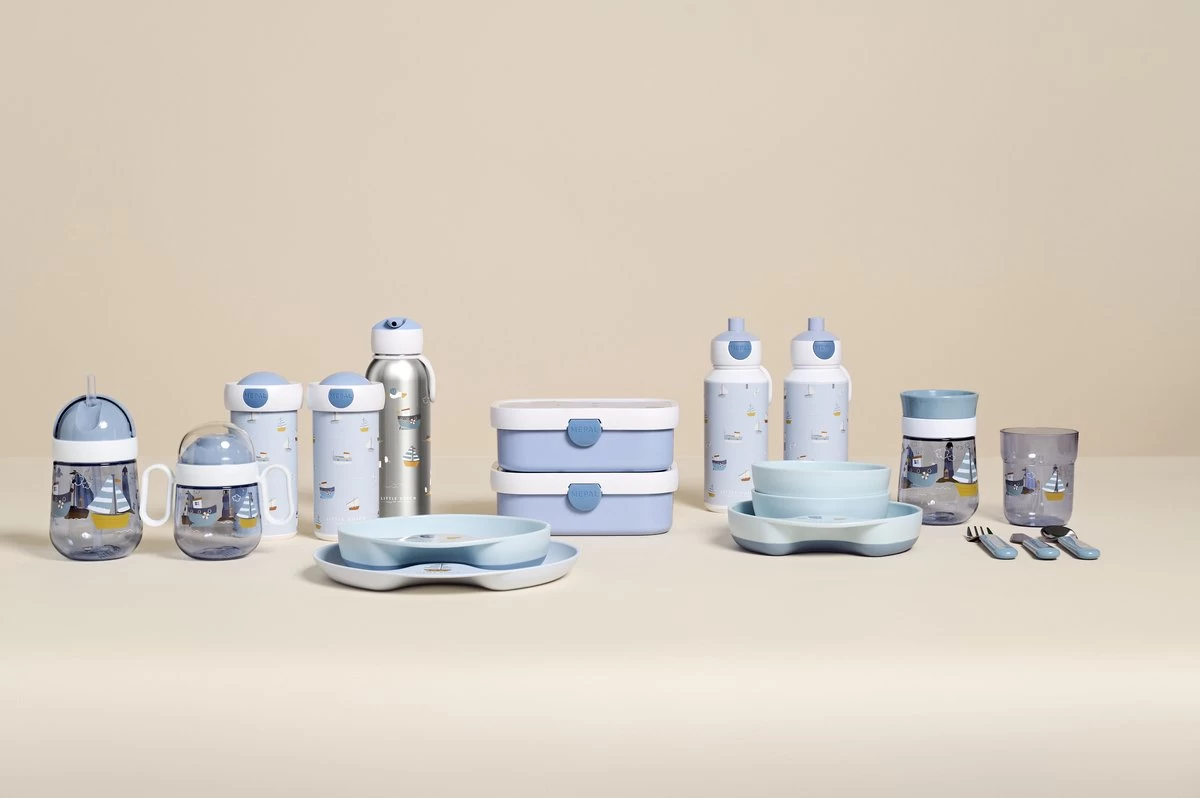 Mepal – Lunchset Campus (sb + Lb) – Schoolbeker En Broodtrommel Voor Kinderen – Sailors Bay – Bento Box 3 Mepal – Lunchset Campus (sb + Lb) – Schoolbeker En Broodtrommel Voor Kinderen – Sailors Bay – Bento Box - Afbeelding 3