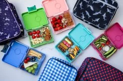 Yumbox Snack - Lekvrije Bento Box Lunchbox - 3 Vakken - Coco Roze / Rainbow Tray -Voedselopslag Winkel 1200x799 9
