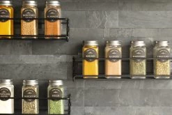 Merkloos Friendly Kitchen - Zwart Ophangbaar Kruidenrek - Modern Strak Kruidenrekje - Staal -Voedselopslag Winkel 1200x800 47