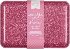 Lunch Box: Glitter - Roze | A Little Lovely Company -Voedselopslag Winkel 1200x835