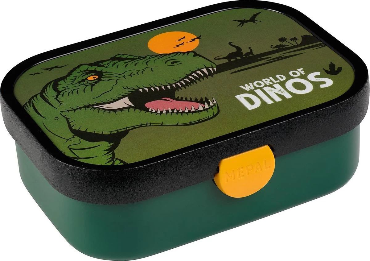 Mepal – Lunchset Campus (pu + Lb) – Pop-up Drinkfles En Broodtrommel Voor Kinderen – Dino – Bento Box – Lekvrij 2 Mepal – Lunchset Campus (pu + Lb) – Pop-up Drinkfles En Broodtrommel Voor Kinderen – Dino – Bento Box – Lekvrij - Afbeelding 2