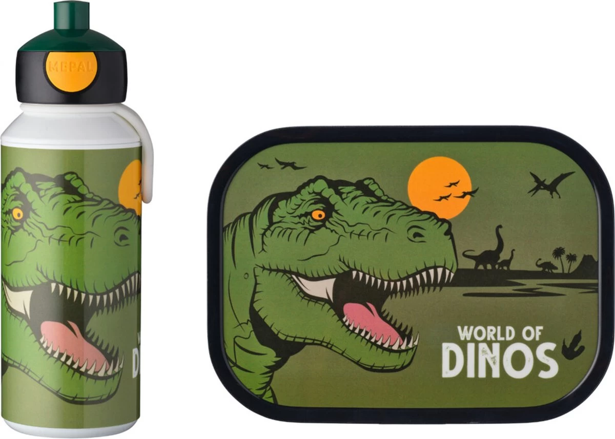 Mepal – Lunchset Campus (pu + Lb) – Pop-up Drinkfles En Broodtrommel Voor Kinderen – Dino – Bento Box – Lekvrij 7 Mepal – Lunchset Campus (pu + Lb) – Pop-up Drinkfles En Broodtrommel Voor Kinderen – Dino – Bento Box – Lekvrij - Afbeelding 7