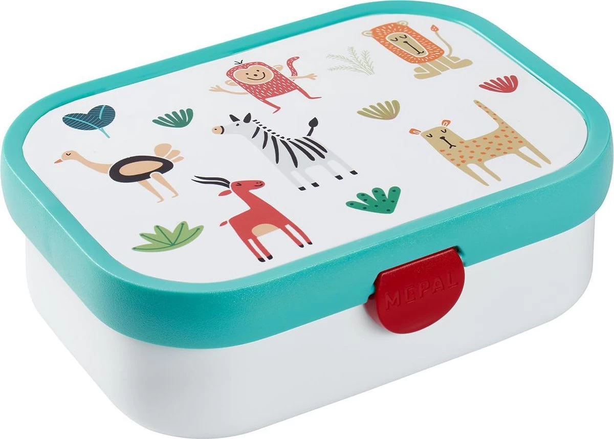Mepal – Lunchset Campus (sb + Lb) – Schoolbeker En Broodtrommel Voor Kinderen – Animal Friends – Bento Box - Lekvrij 2 Mepal – Lunchset Campus (sb + Lb) – Schoolbeker En Broodtrommel Voor Kinderen – Animal Friends – Bento Box - Lekvrij - Afbeelding 2