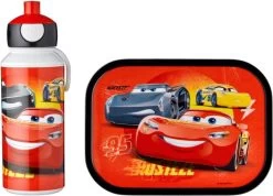 Mepal – Lunchset Campus (pu + Lb) – Pop-up Drinkfles En Broodtrommel Voor Kinderen – Cars – Bento Box – Lekvrij -Voedselopslag Winkel 1200x864