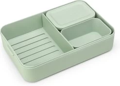 Brabantia Make & Take Bento Lunchbox Incl Bentobox- Large - Kunststof - Jade Green 22 Brabantia Make & Take Bento Lunchbox Incl Bentobox- Large - Kunststof - Jade Green -Voedselopslag Winkel 1200x867 1