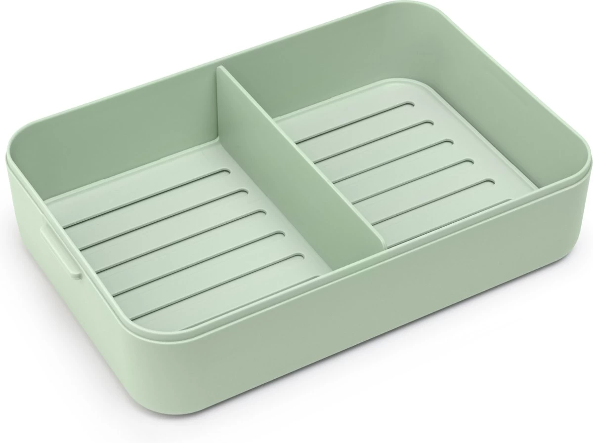Brabantia Make & Take Bento Lunchbox Incl Bentobox- Large - Kunststof - Jade Green 15 Brabantia Make & Take Bento Lunchbox Incl Bentobox- Large - Kunststof - Jade Green - Afbeelding 15