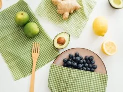 Bijenwas Wraps - Beeswax Food Wrap - Beewax - Bee Wrap - Bijenwasdoek - Zero Waste - 3 Stuks; Klein, Middel, Groot - Herbruikbaar - Duurzaam Cadeau - Boterhamzakje - Bijenwas Doek - Beeswax Wraps - Herbruikbaar Boterhamzakje - Bijenwas Vellen -Voedselopslag Winkel 1200x900 42