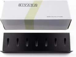 Kruidenrek Lade - Zwart - 4 Laags - Aluminium - Kruidenpotjes Opbergen -Voedselopslag Winkel 1200x904