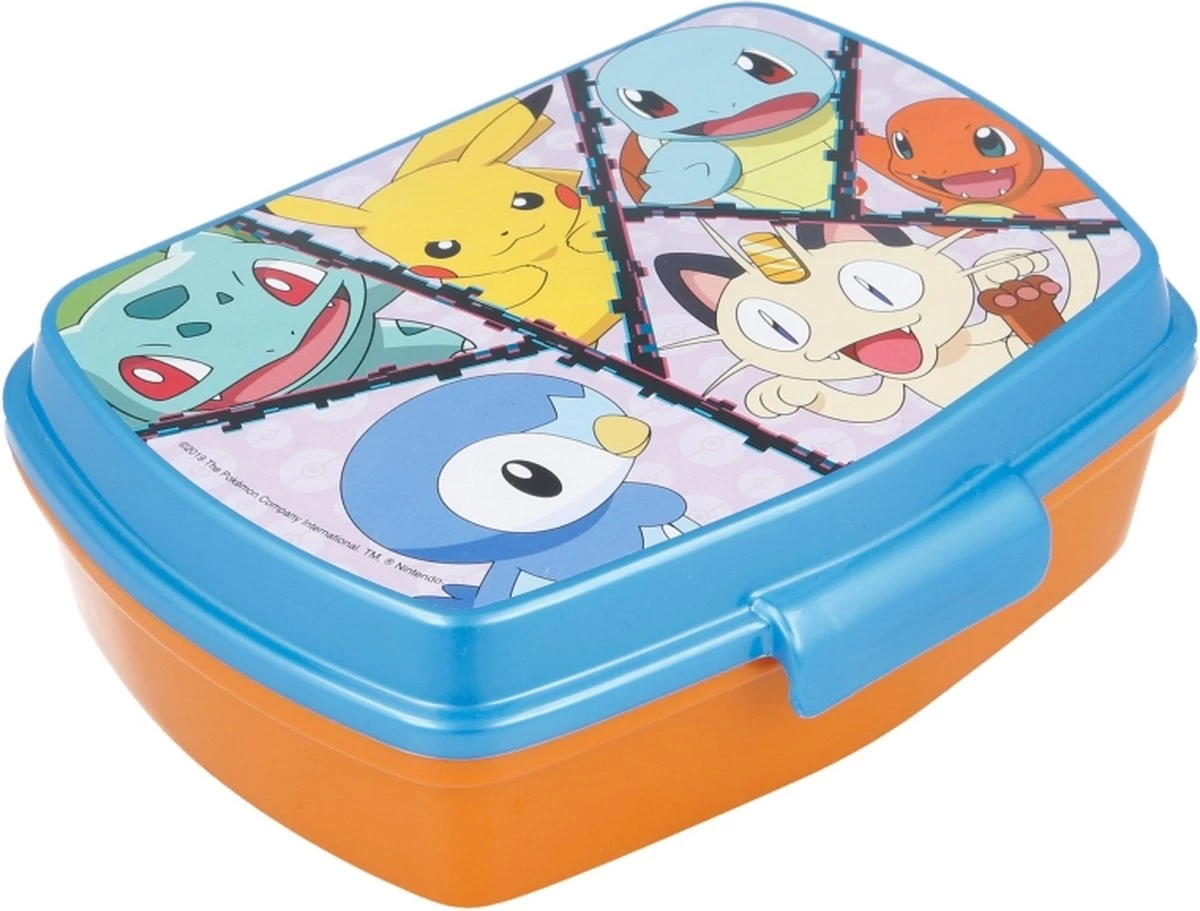 Disney Pokemon Broodtrommel - Officieel Gelicentieerd - 17x13 Cm - Brooddoos - Lunchbox 1 Disney Pokemon Broodtrommel - Officieel Gelicentieerd - 17x13 Cm - Brooddoos - Lunchbox