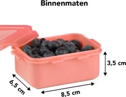 Lock&Lock (mini) Vershoudbakjes Set Met Deksel - Snackdoosjes - Snackbox - Babyvoeding Bewaarbakjes - Set Van 4 Stuks - Roze - 180 Ml - Kinderen En Volwassenen - Lekvrij - BPA Vrij -Voedselopslag Winkel 1200x923 1