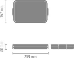 Brabantia Make & Take Lunchbox - Plat - Kunststof - Jade Green 13 Brabantia Make & Take Lunchbox - Plat - Kunststof - Jade Green -Voedselopslag Winkel 1200x949