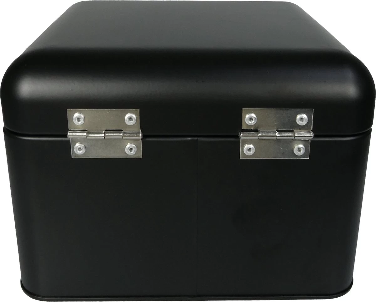 Shall BBHZ01 Broodbak Zwart Metaal 3 Shall BBHZ01 Broodbak Zwart Metaal - Afbeelding 3