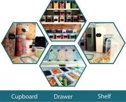 Empyrea Set Van 24 Luchtdichte Vershouddozen, Voorraad Bussen Opslag En Organisatie, Keuken En Voedselcontainer, Voorraadpotten Van Kunststof, BPA-vrij, 72 Etiketten, 3 Markers En 8 Lepels Meegeleverd | Keuken Organizer Voorraadcontainers 8 Empyrea Set Van 24 Luchtdichte Vershouddozen, Voorraad Bussen Opslag En Organisatie, Keuken En Voedselcontainer, Voorraadpotten Van Kunststof, BPA-vrij, 72 Etiketten, 3 Markers En 8 Lepels Meegeleverd | Keuken Organizer Voorraadcontainers -Voedselopslag Winkel 1200x966 2