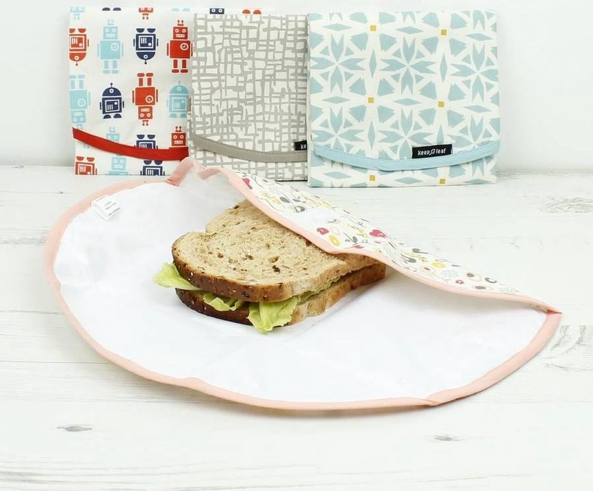 Keep Leaf - Herbruikbare Foodwrap - New Fruit 2 Keep Leaf - Herbruikbare Foodwrap - New Fruit - Afbeelding 2