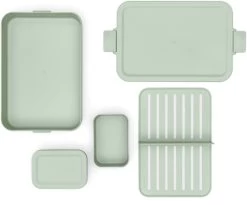 Brabantia Make & Take Bento Lunchbox Incl Bentobox- Large - Kunststof - Jade Green 23 Brabantia Make & Take Bento Lunchbox Incl Bentobox- Large - Kunststof - Jade Green -Voedselopslag Winkel 1200x996