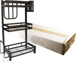 Chefs Cuisine Kruidenrek - Kruidenrek Staand - Keukenrek - Aanrecht Organiser - Bureau Organizer - Keuken Organizers - Roestvrij Staal -Voedselopslag Winkel 1200x996 3