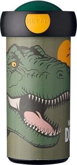 Mepal DINO Lunchset 3 Delig Voordeelset Broodtrommel, Pop-up Beker En Schoolbeker -Voedselopslag Winkel 557x1200
