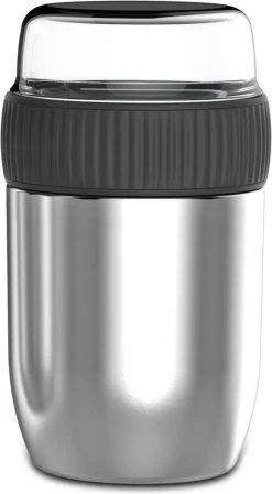 Coninx Thermos Lunchbox - Muesli Beker To Go - Isoleer Lunchpot - Yoghurtbeker To Go - Mueslibeker 840ml (600ml+240ml) - RVS -Voedselopslag Winkel 660x1200 1