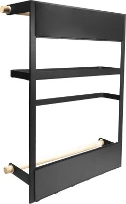 QUVIO Keukenrekje Van Metaal Magnetisch - Kruidenrek - Keuken Opbergrek Voor Kruiden, Handdoeken En Opscheplepels - Zwart 17 QUVIO Keukenrekje Van Metaal Magnetisch - Kruidenrek - Keuken Opbergrek Voor Kruiden, Handdoeken En Opscheplepels - Zwart -Voedselopslag Winkel 741x1200