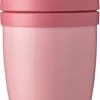 Mepal – Isoleer Lunchpot Ellipse – Houdt Je Eten 6-8 Uur Warm En 12 Uur Koud – Nordic Pink – 2 Compartimenten – Soep Beker To Go – Yoghurt Beker Muesli - Thermos Lunchbox