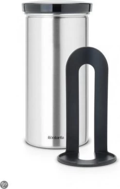 Brabantia Voorraadbus Voor 18 Koffie- En Theepads - Matt Steel Fingerprint Proof / Grijze Deksel 5 Brabantia Voorraadbus Voor 18 Koffie- En Theepads - Matt Steel Fingerprint Proof / Grijze Deksel -Voedselopslag Winkel 761x1200