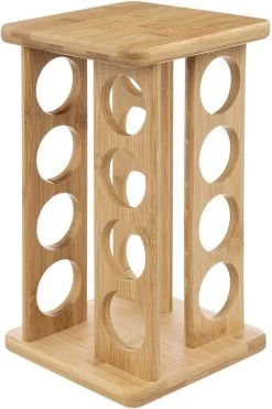 Kruidenrekje Met 16 Kruidenpotjes 29 Cm Van Bamboe - Keukenkruiden Potjes - Kruiden Bewaren -Voedselopslag Winkel 798x1200 2